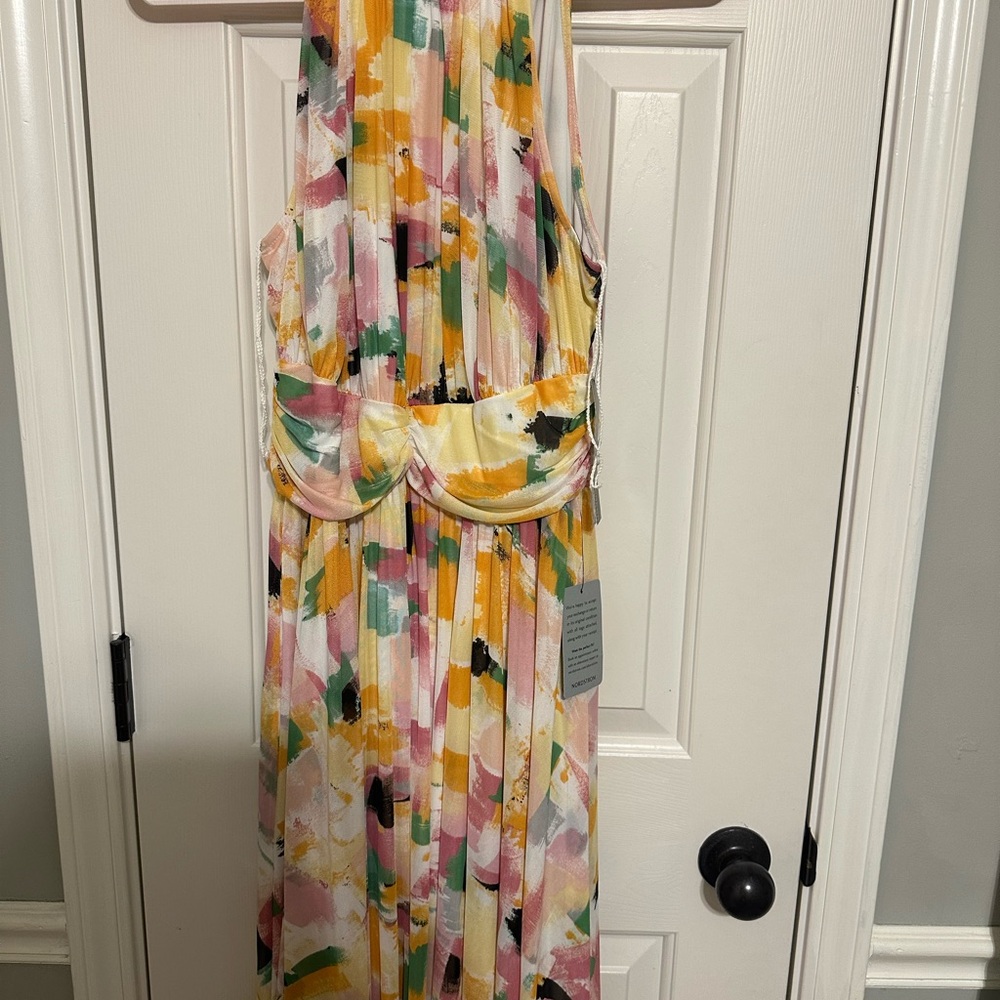 Chic Multicolor Sleeveless Dress